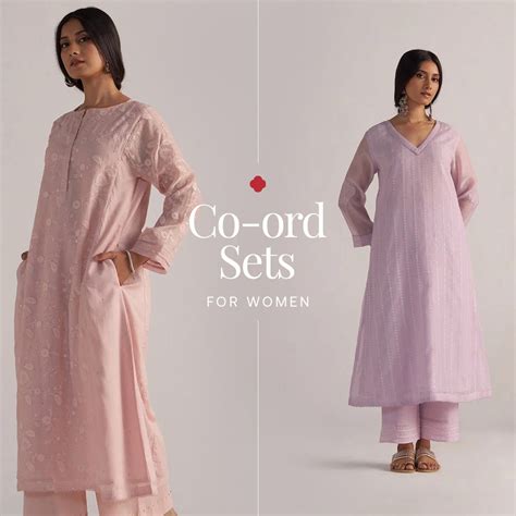 Co-ord Sets For Women | Cotton, Linen & Silk Co-ords – Ganga Fashions
