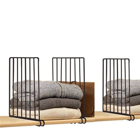 Go Hooked Wardrobe Shelf Divider Cloth Organizer Wardrobe Closet ...