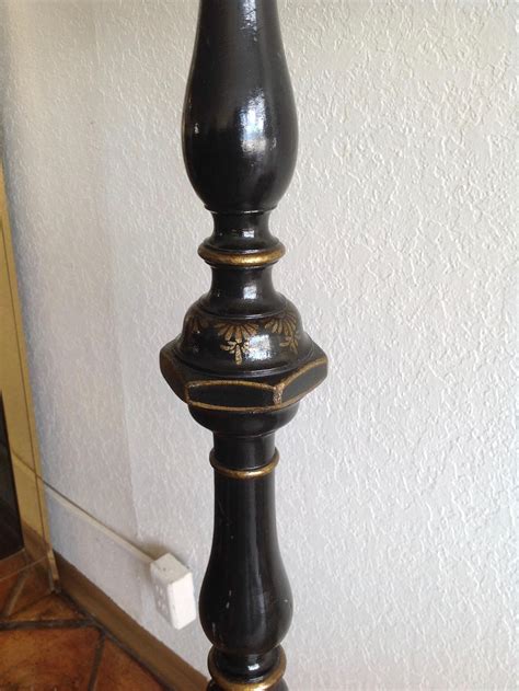 Chinoiserie Floor Lamp With Custom Shade at 1stDibs | primitive floor ...