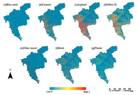 Extraction and Analysis of Finer Impervious Surface Classes in Urban Area