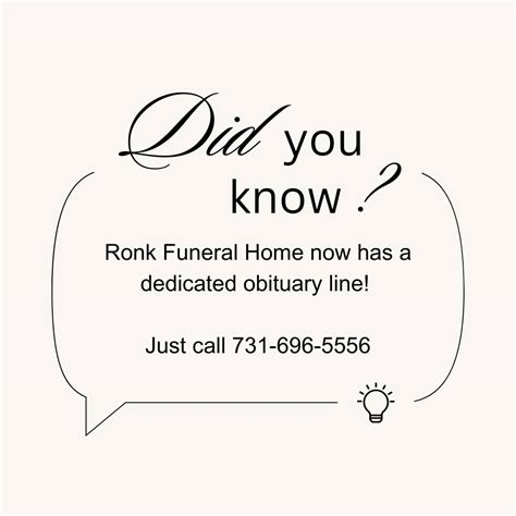 📞 𝐎𝐁𝐈𝐓𝐔𝐀𝐑𝐘 𝐋𝐈𝐍𝐄 𝐍𝐎𝐖 𝐀𝐕𝐀𝐈𝐋𝐀𝐁𝐋𝐄 🕊️ No... - Ronk Funeral Home | Facebook