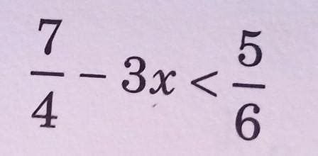 find the solution set of each of the following inequation. - Brainly.in
