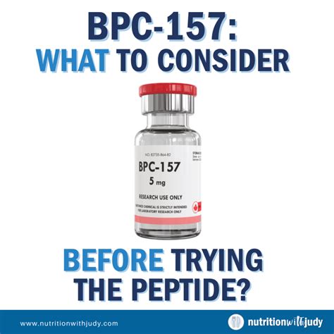 BPC-157 Peptide | Nutrition with Judy | Holistic & Functional Wellness