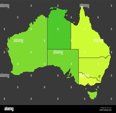 Population Density Australia Map