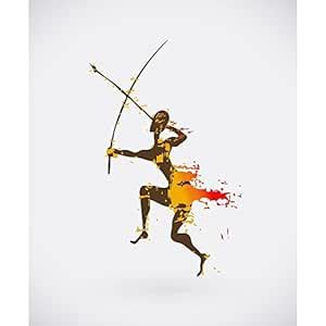 Pitaara Box Traditional Ritual Dance D3 | Unframed Canvas Painting for ...