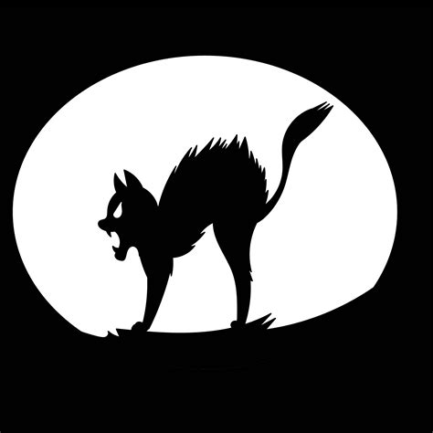 Pumpkin Carving Cat Patterns - 6 Free PDF Printables | Printablee