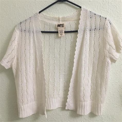 White knit cardigan Perfect for summer!! Message... - Depop