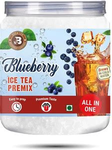 Brew Lab All In One Blueberry Ice Tea Premix Instant Drink Mix Natural ...