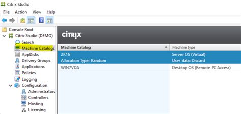 Image result for Citrix API Machine Table