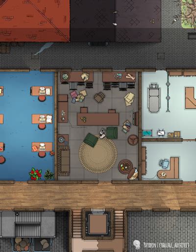 Private Investigator's Office Map | Cthulhu Architect