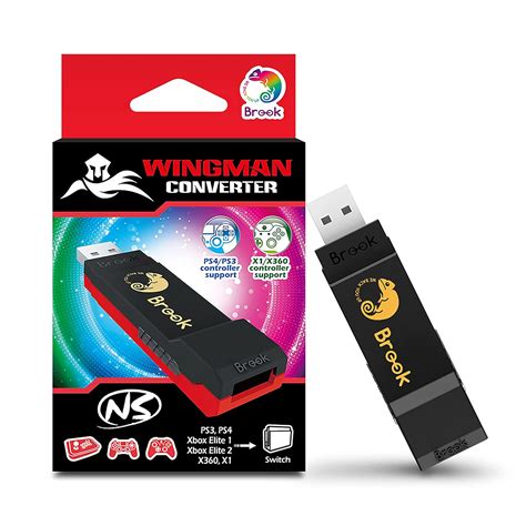 Brook Wingman NS converter- Support Xb Series X/S/One/360, PS5/PS4/PS3 ...