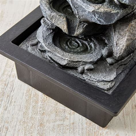 Buy Corsica Alpine Polyresin Rock Water Fountain with Rotating Ball ...