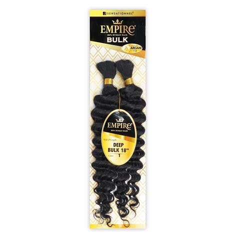 Sensationnel Human Hair Weave Empire Deep Bulk 18" (Color:27) - Walmart.com