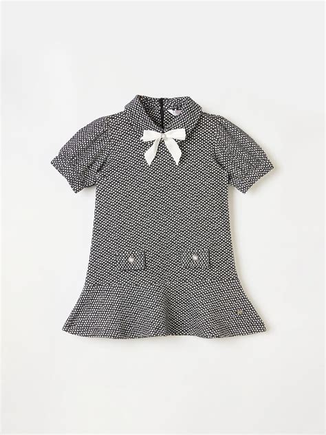 Shop Elle Kids Black Solid Round Neck Dress Online – Iconic India