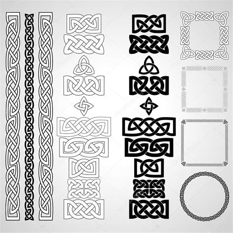 Celtic knots, patterns — Stock Vector © raevsky #45462129