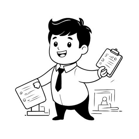 Business Black and White Illustration 的图像结果