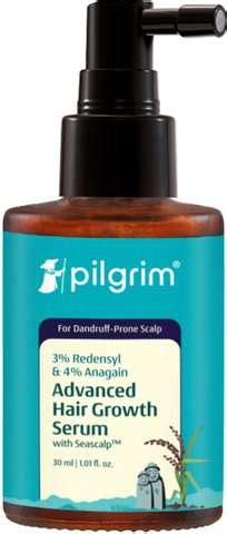 Pilgrim Advanced Hair Growth Serum with 3% Redensyl & 4% Anagain ...