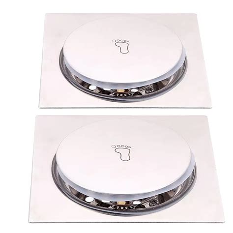 Emartt Stainless Steel Square Pop Up Floor Drainer | Pop Up Floor ...