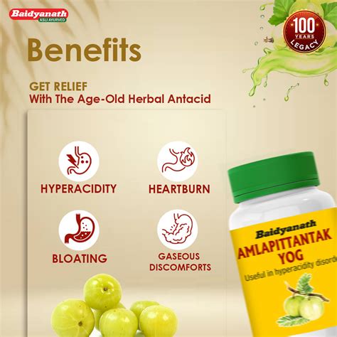 Amla Pittantak Yog- 100 TAB – Baidyanath