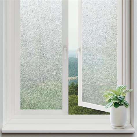 Amazon.com: rabbitgoo Window Privacy Film Frosted Glass Film ...
