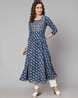 Buy Blue Kurtas for Women by GLAM ROOTS Online | Ajio.com