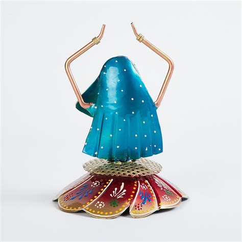 Buy Corsica Mystic India Set of 3 Wrought Iron Kalbeliya Dolls from ...