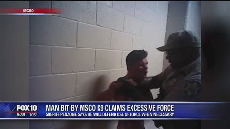 Man bitten by K-9 accuses MCSO of excessive force | FOX 10 Phoenix