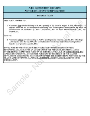 Fillable Online ilsd uscourts Exhibit B - Notice of Intent to Opt In ...