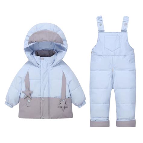 Snow Suit for Kids, Toddler Snow Suit, Unisex Baby Girls Boys 2 Piece ...