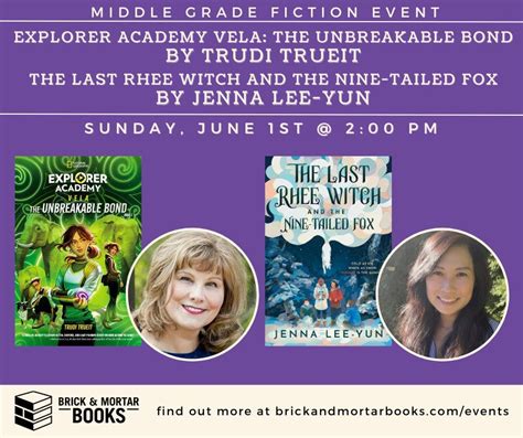 Trudi Trueit: THE UNBREAKABLE BOND, and Jenna Lee-Yun: THE LAST RHEE ...