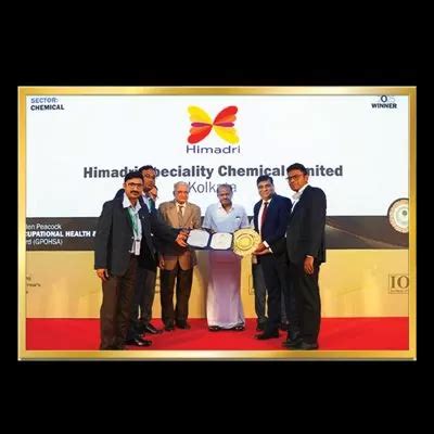 Himadri Wins Golden Peacock Award for Workplace Safety Excellence