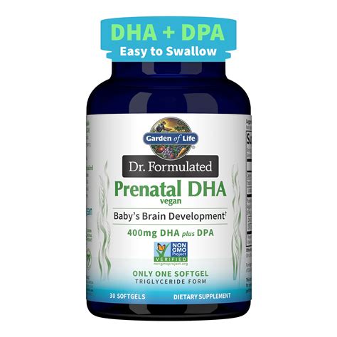 Garden Of Life Dr Formulated Prenatal Dha Omega 3 Supplement ...