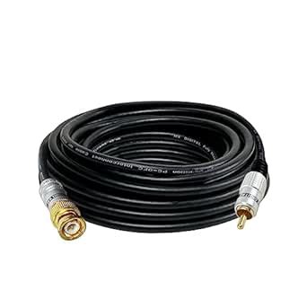 MX BNC to RCA Cable BNC Male to RCA Male Coaxial Cable Video Connector ...