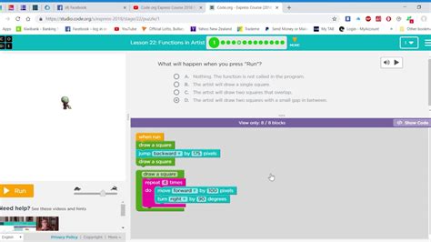 Code.org Answers Lesson 18.7 Functions with Artist 的图像结果