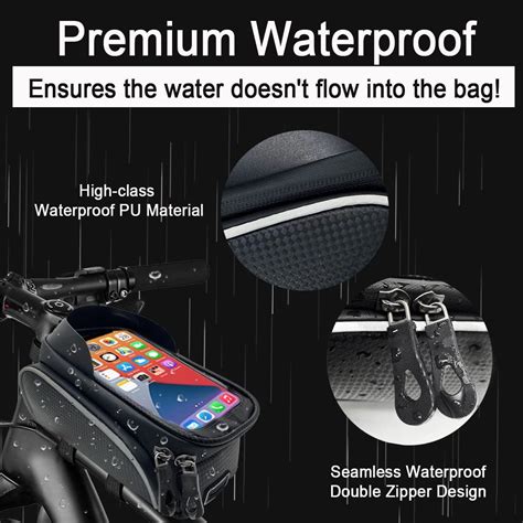 Buy TrendyChic Waterproof Bike Bag Bike Phone Bag Bike Frame Bag ...
