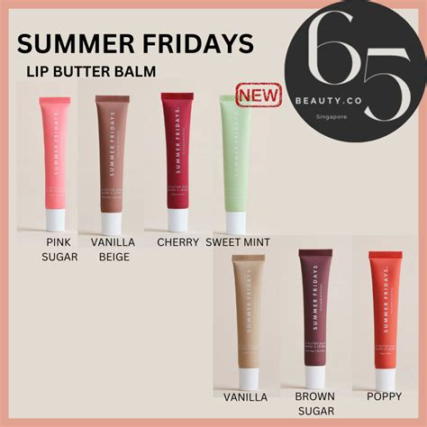 [Summer Fridays] Lip Butter Balm (Birthday cake/Vanilla Beige/ Vanilla ...
