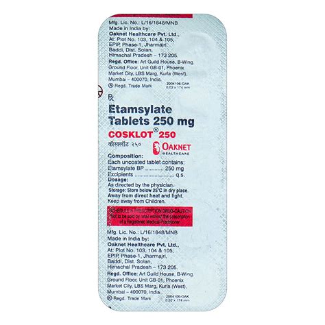 Cosklot 250 Tablet | Uses, Side Effects, Price | Apollo Pharmacy