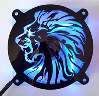 Custom Acrylic Lion Head Computer Fan Grill 140mm : Amazon.in ...