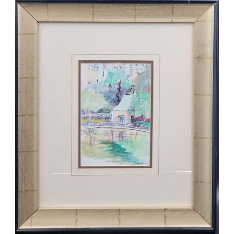 At Auction: SIGNED CHARLES (CHUCK) ENDERS (1910-1998) WATER COLOR PAINTING