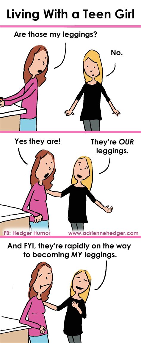 Life with a teen: Something borrowed - Hedger Humor