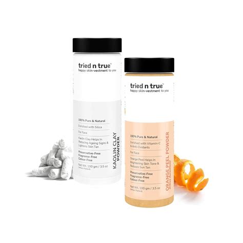 tried n true Orange Peel Powder and Kaolin Clay Powder, Pure and ...