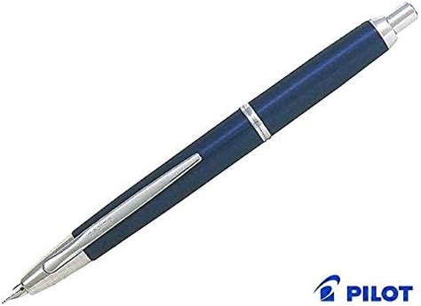 Pilot FCT-15SR-DL-B Fountain Pen Capless Decimo, Dark Blue Myca Body, B ...