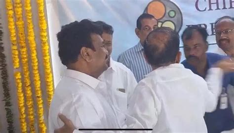 Video: Home minister Mahmood Ali ‘slaps’ security officer over bouquet