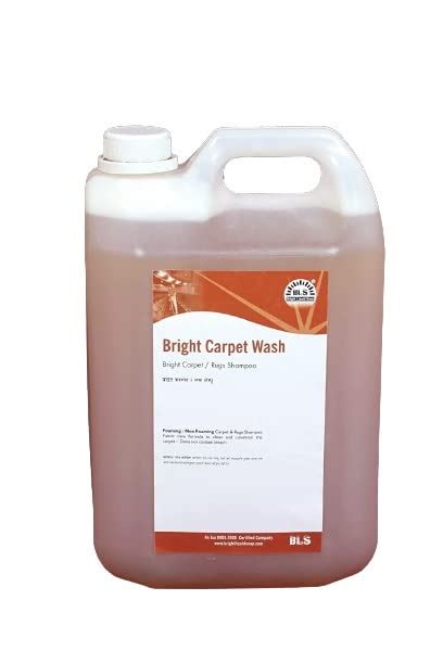 BLS Carpet Shampoo Cleaner, 5 LTR (Pack of 1) / Fabric Cleaning Liquid ...