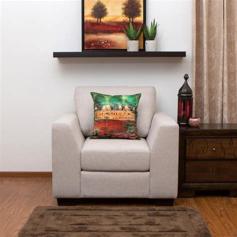 Buy Aurora Neermahal Filled Cushion - 45 X 45 CM from Home Centre at ...