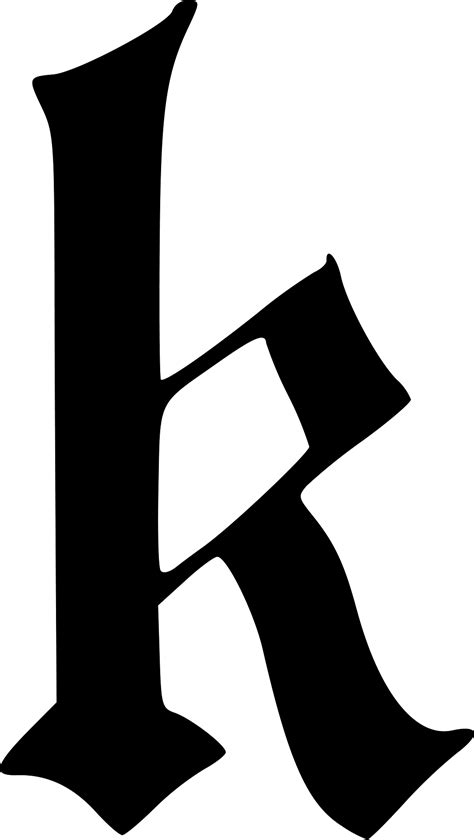 Letter K Fonts