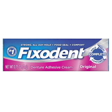 Fixodent Denture Adhesive Cream - Neutral Taste by Fixodent : Amazon.in ...