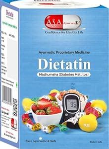 Buy Dietatin Ayurvedic Medicine, Natural Blood Sugar Support, Herbal ...