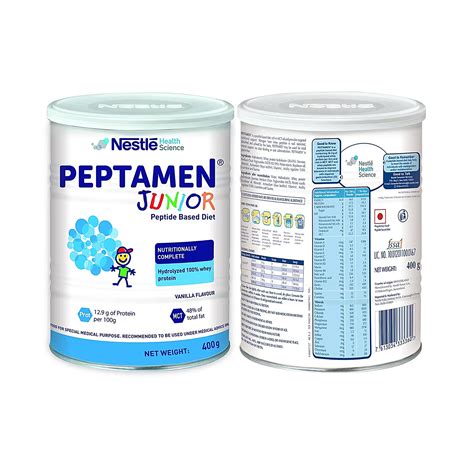 Nestle Peptamen Junior Diet Powder Vanilla 400 g (Tin)