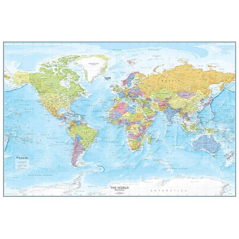 Detailed World Wall Map 的图像结果